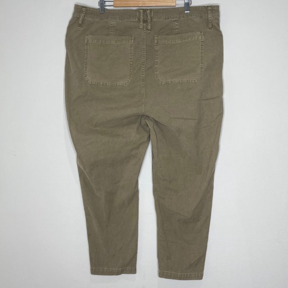 Madewell Curvy Stovepipe Fatigue Pants Tencel Lyocell Edition NWT - Picture 4 of 15